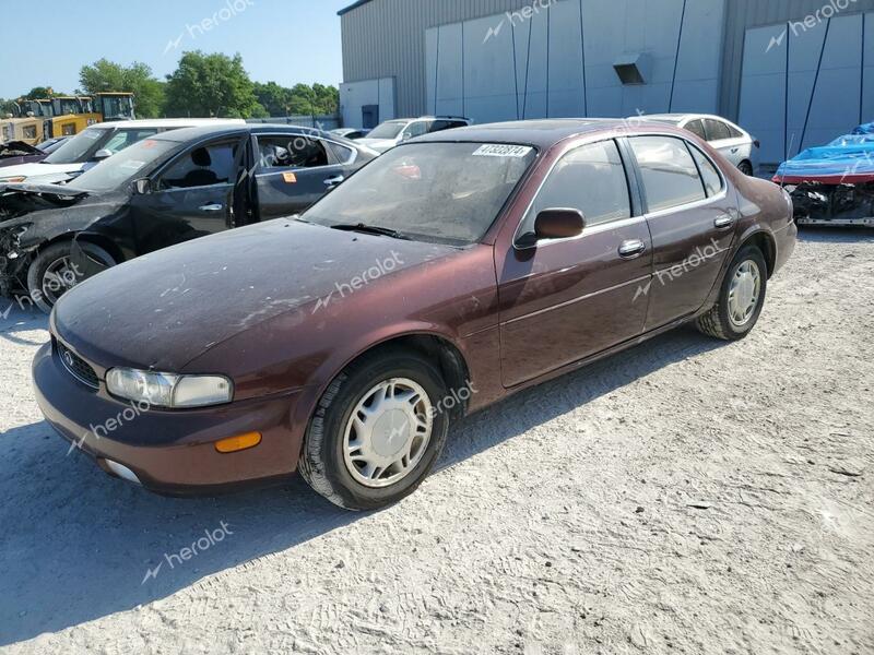 INFINITI J30 1997 maroon sedan 4d gas JNKAY21D7VM500486 photo #1