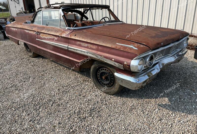 FORD GALAXIE500 1964 maroon   4G69X145429 photo #1