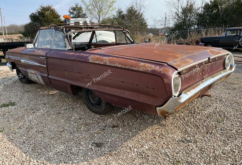 FORD GALAXIE500 1964 maroon   4G69X145429 photo #4