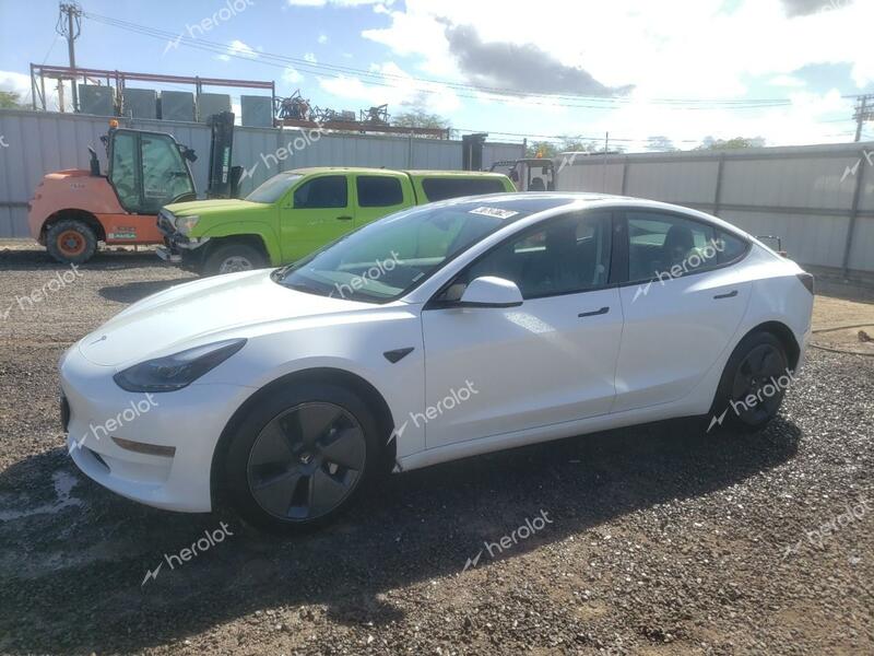 TESLA MODEL 3 2023 white  electric 5YJ3E1EA3PF428355 photo #1