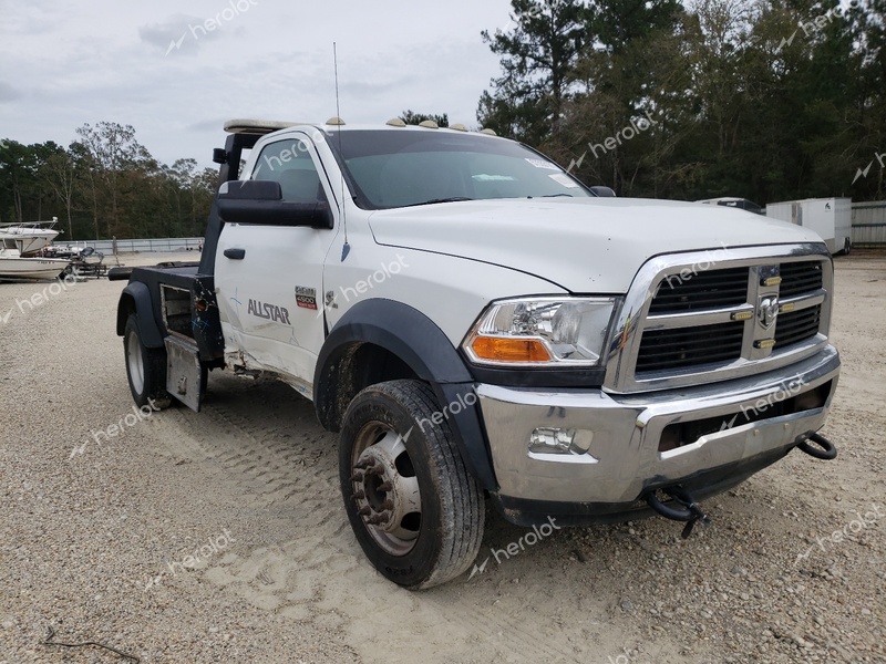 DODGE RAM 4500 S 2011 white chassis diesel 3D6WA6EL5BG610854 photo #1