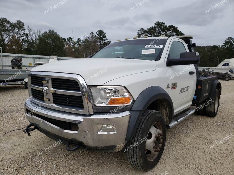 DODGE RAM 4500 S 2011 white chassis diesel 3D6WA6EL5BG610854 photo #3