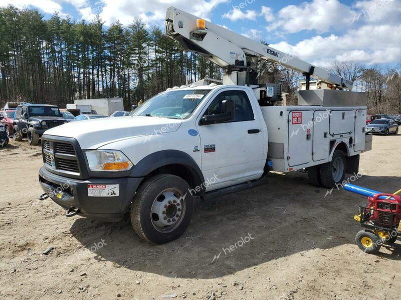 DODGE RAM 4500 S 2012 white chassis diesel 3C7WDKBL9CG200699 photo #1