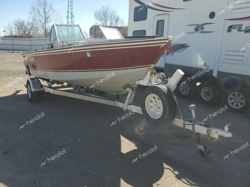 LUND BOAT 1988 maroon   LUNP0763E788 photo #1