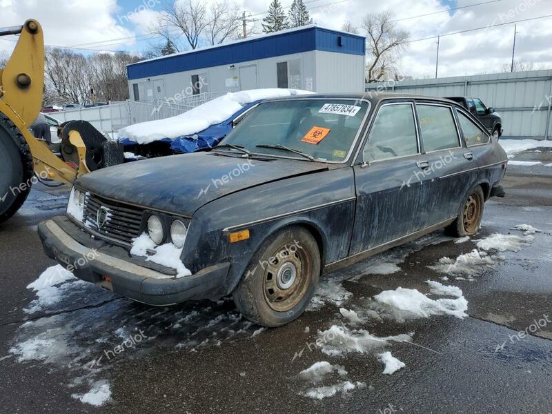 LANCIA BETA SEDAN 1977 blue   828CB6503333 photo #1