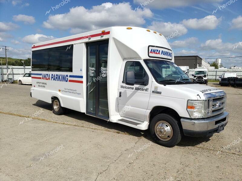 FORD ECONOLINE 2012 white  gas 1FDXE4FSXCDB07243 photo #1