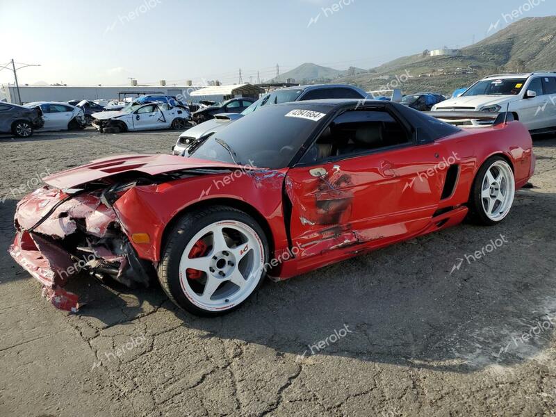 ACURA NSX T 1995 red  gas JH4NA1185ST000170 photo #1