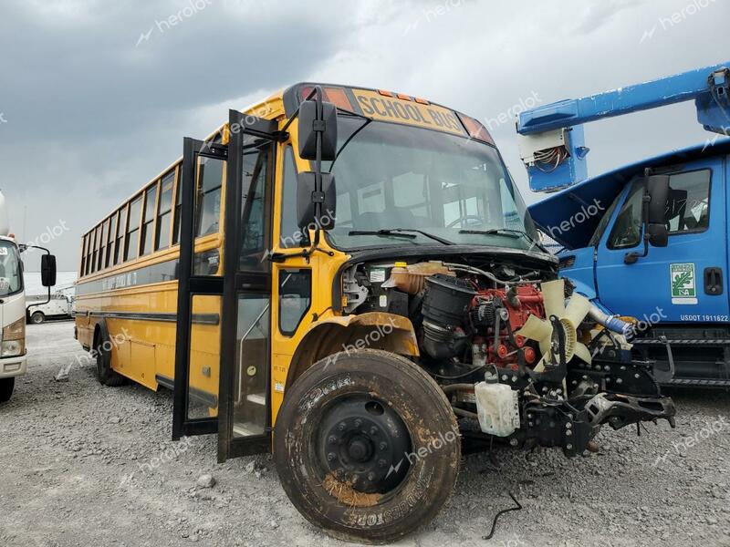 THOMAS SCHOOL BUS 2021 yellow  diesel 4UZABRFC6MCMJ2783 photo #1