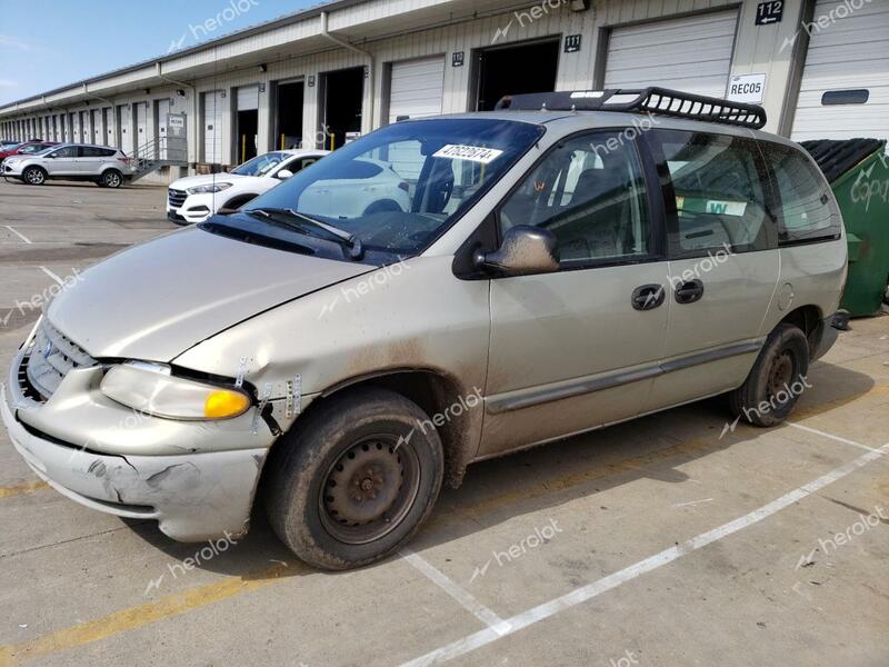 PLYMOUTH VOYAGER 1999 tan  gas 2P4FP2538XR348578 photo #1