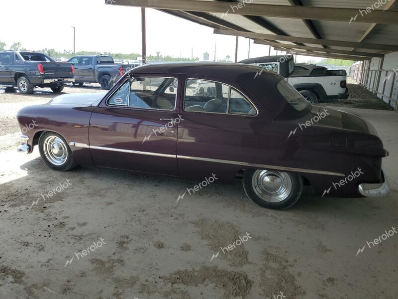 FORD CUSTOM 1950 maroon   B0DA176516 photo #3