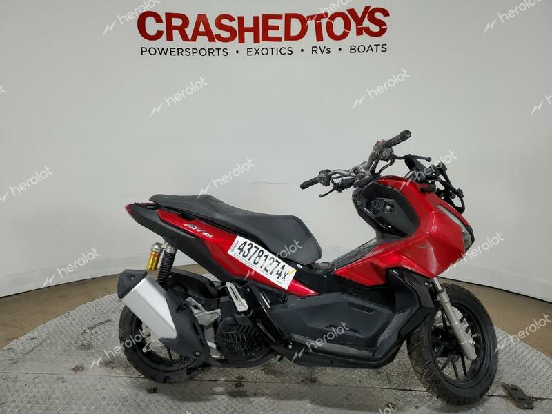 HONDA ADV150 A 2022 red  gas MLHKF3853N5102795 photo #1