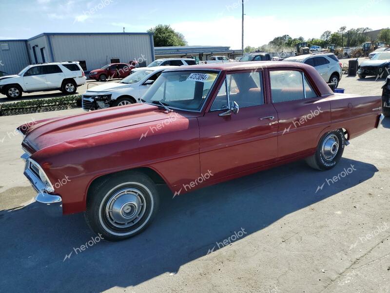 CHEVROLET NOVA 1966 red   113696N144436 photo #1