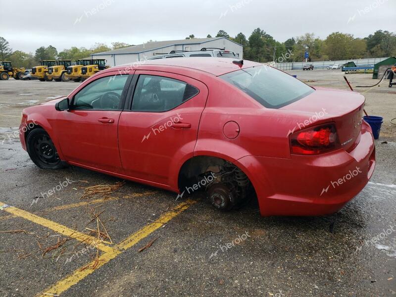 DODGE AVENGER 2014 red  gas 1C3CDZAB0EN107151 photo #3