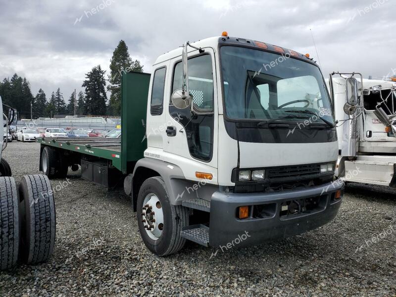 GMC T-SERIES F 2009 white tilt cab diesel 1GDM7F1BX9F411900 photo #1