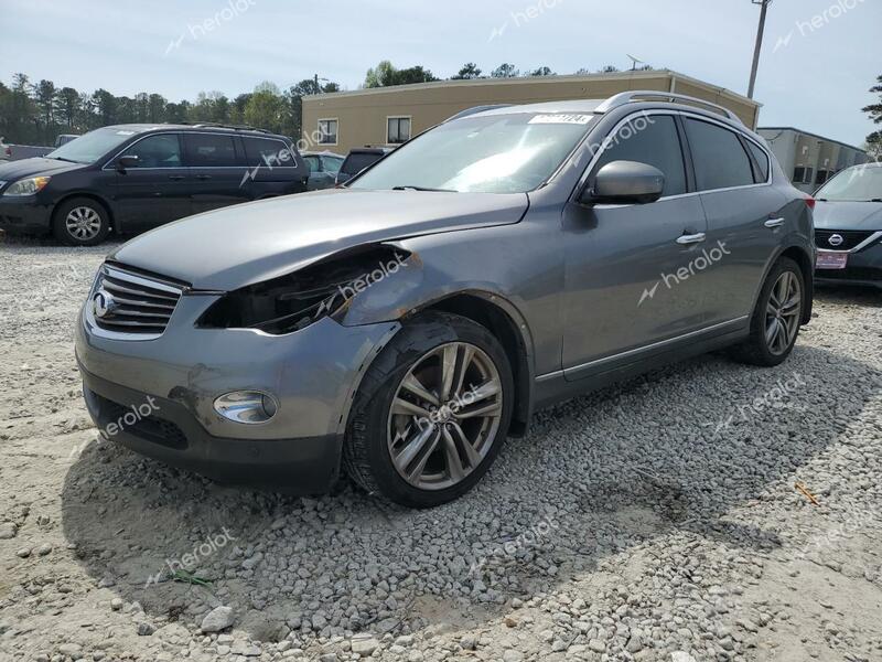 INFINITI EX37 BASE 2013 silver  gas JN1BJ0HP5DM430325 photo #1