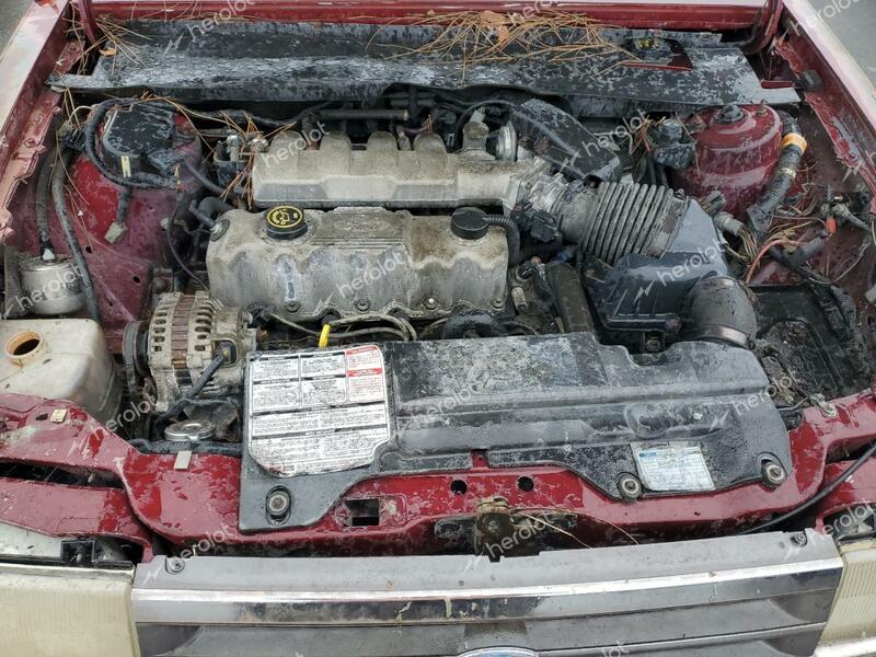 FORD TEMPO GL 1989 maroon  gas 2FAPP36X4KB185080 photo #4