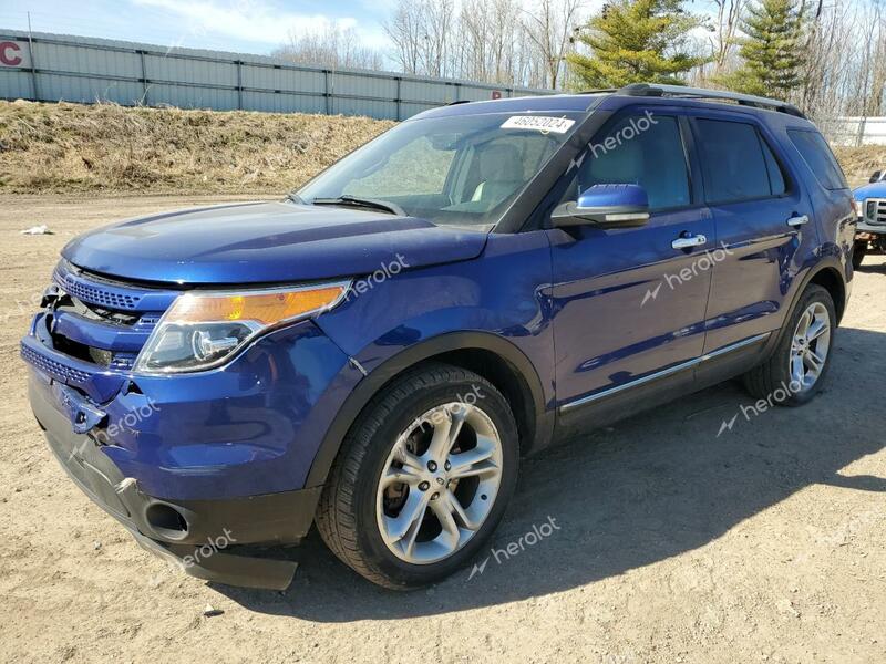 FORD EXPLORER L 2013 blue 4dr spor gas 1FM5K8F87DGA40919 photo #1