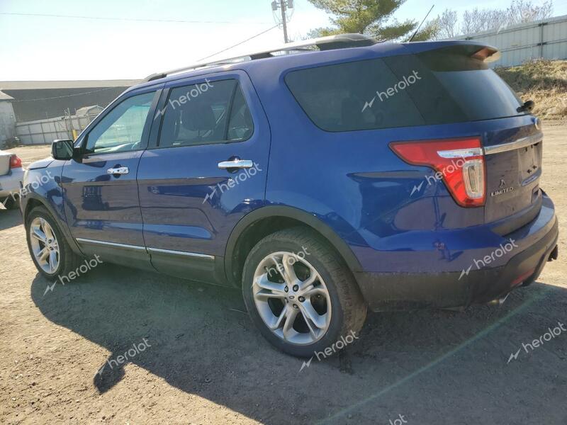 FORD EXPLORER L 2013 blue 4dr spor gas 1FM5K8F87DGA40919 photo #3