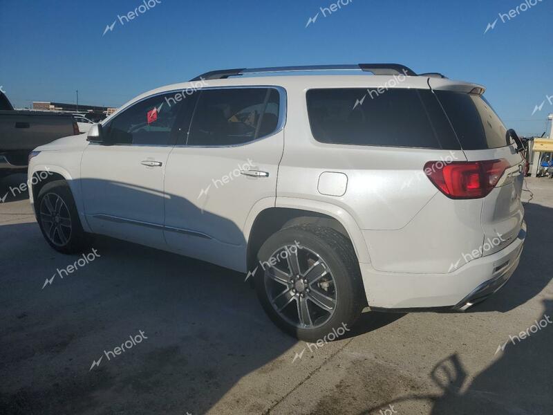 GMC ACADIA DEN 2019 white  gas 1GKKNPLS5KZ221127 photo #3