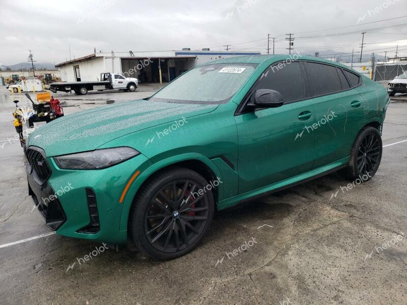 BMW X6 M60I 2024 green  gas 5UX43EX09R9T05323 photo #1