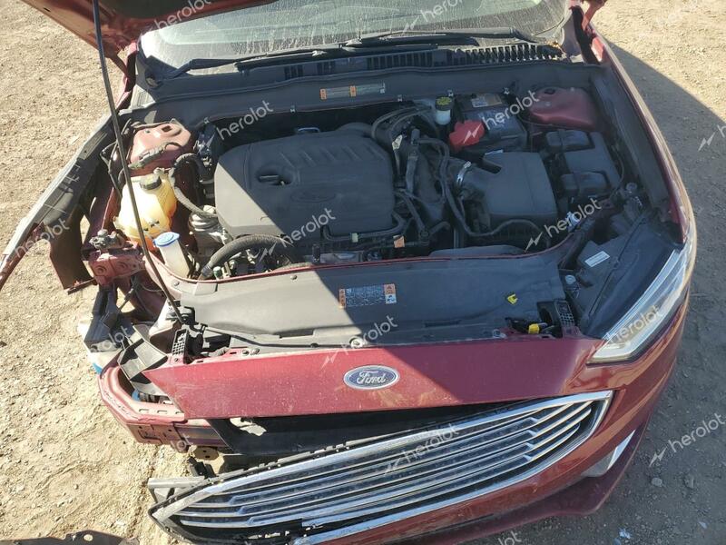 FORD FUSION SE 2018 red  gas 3FA6P0HD2JR126901 photo #4