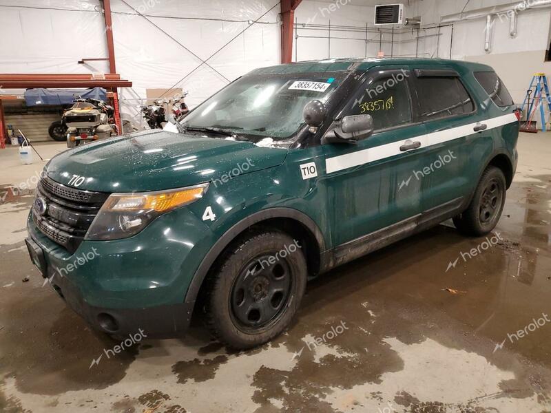 FORD EXPLORER P 2014 green  gas 1FM5K8AR4EGB91735 photo #1