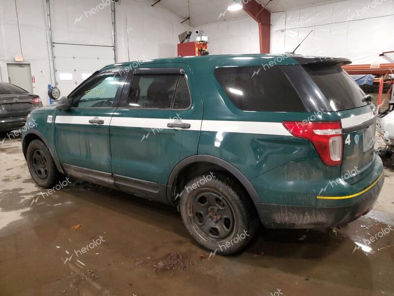 FORD EXPLORER P 2014 green  gas 1FM5K8AR4EGB91735 photo #3