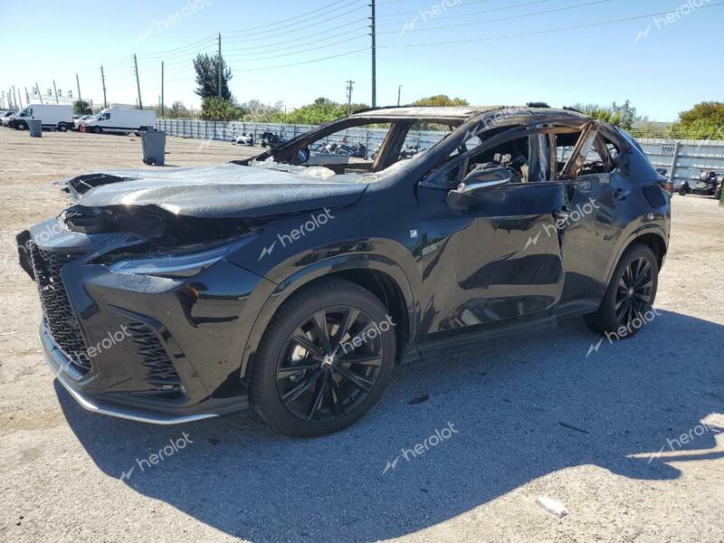 LEXUS NX 450H LU 2024 black  hybrid engine JTJKKCFZ6R2030368 photo #1