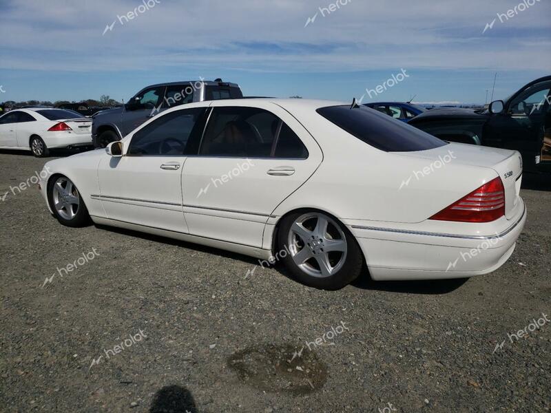 MERCEDES-BENZ S 500 2005 white sedan 4d gas WDBNG75J95A445994 photo #3