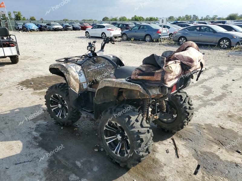 YAMAHA GRIZZLY700 2010 brown  gas JY4AM13Y9AC033724 photo #4