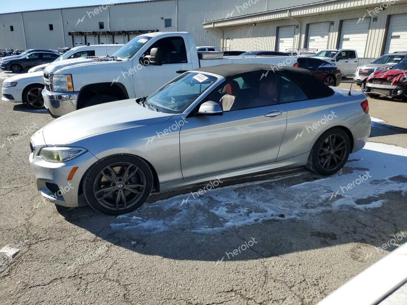 BMW M235I 2015 silver converti gas WBA1M1C53FV393443 photo #1