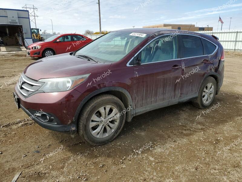 HONDA CRV 2014 maroon  gas 5J6RM4H58EL066881 photo #1