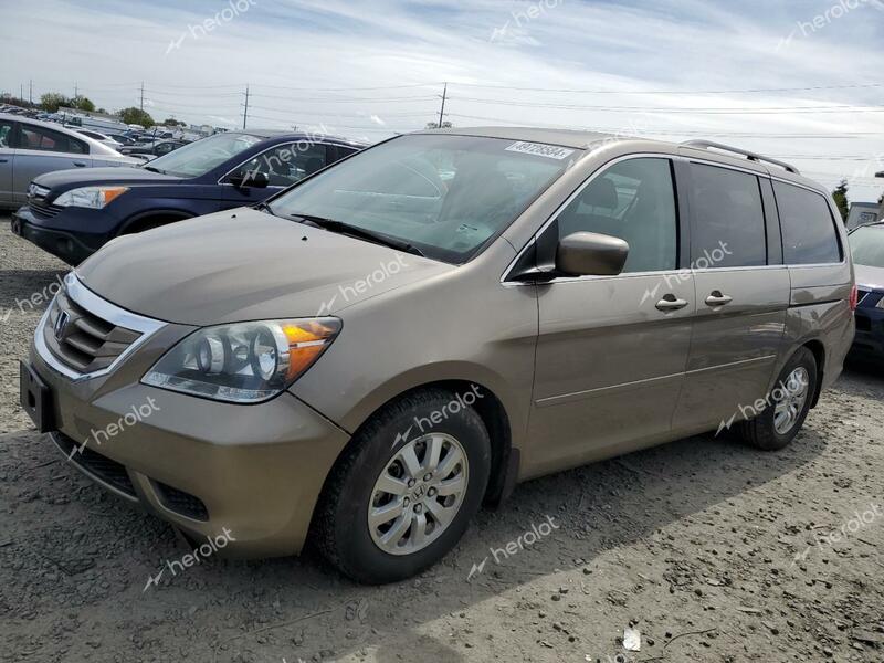 HONDA ODYSSEY EX 2008 gold  gas 5FNRL38758B041500 photo #1