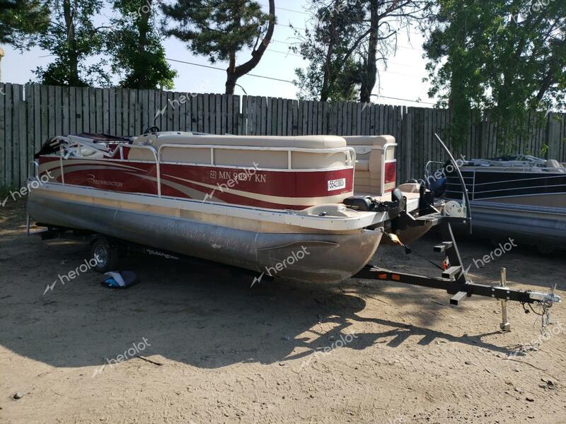 BENN PONTOON 2010 maroon   ETWC19351910 photo #1