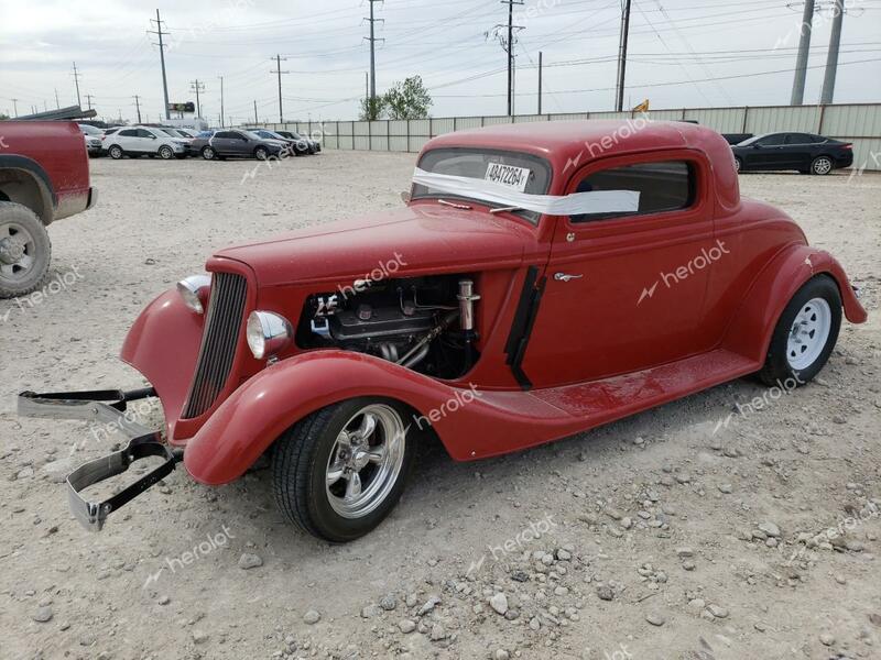 FORD COUP 1934 red   18343769827 photo #1