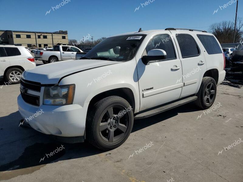 CHEVROLET TAHOE K150 2007 white 4dr spor flexible fuel 1GNFK130X7J150506 photo #1