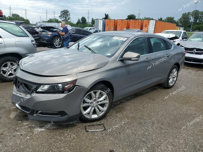 CHEVROLET IMPALA LT 2018 silver  gas 1G1105S33JU111640 photo #1