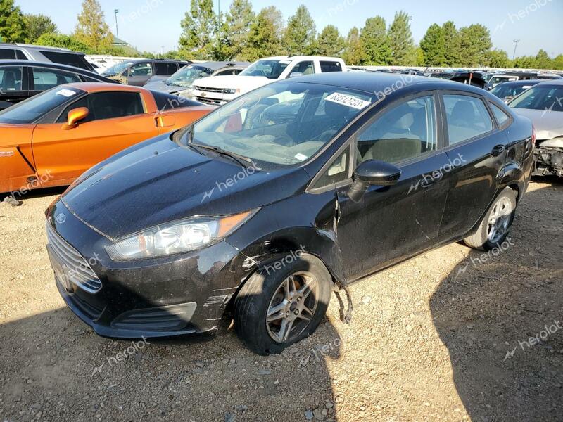 FORD FIESTA SE 2017 black  gas 3FADP4BJ2HM166223 photo #1