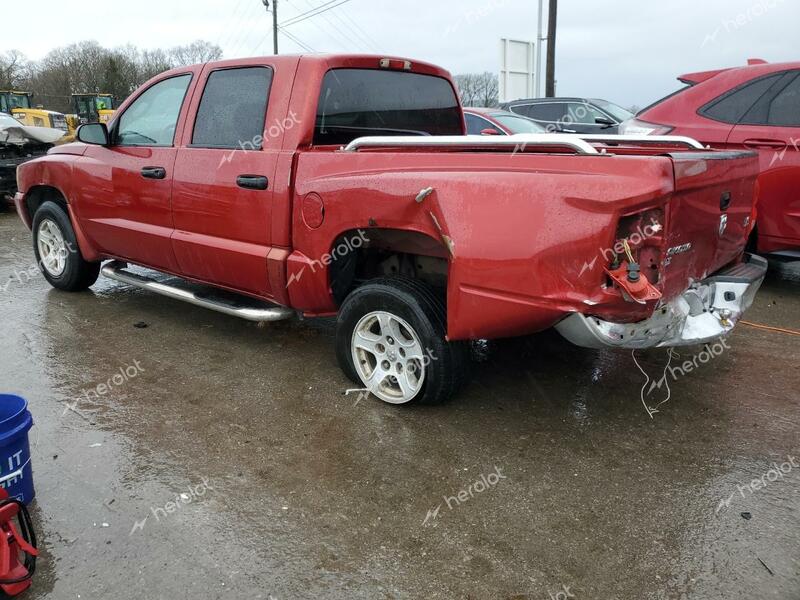 DODGE DAKOTA QUA 2006 red crew pic gas 1D7HE48N86S641069 photo #4