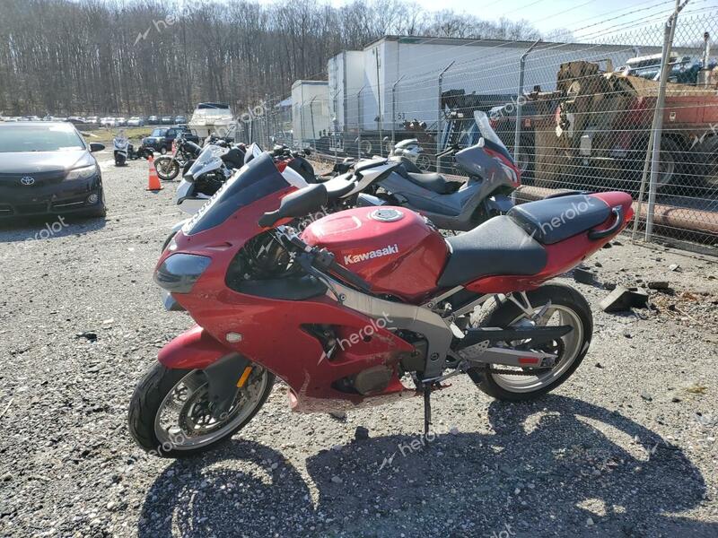 KAWASAKI ZX600 J1 2007 red racer gas JKAZX4J1X7A070556 photo #4