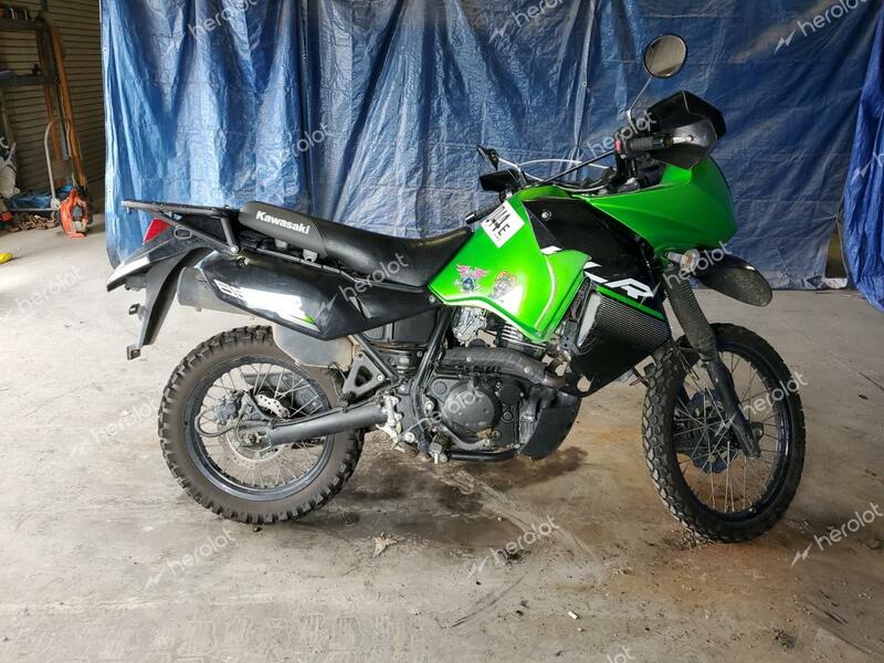 KAWASAKI KL650 E 2015 green enduro gas JKAKLEE15FDA82062 photo #1