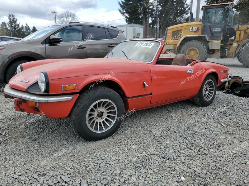 TRIUMPH CAR SPITFIRE 1971 red   FK1320L photo #1