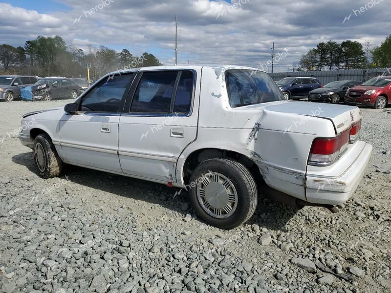 PLYMOUTH ACCLAIM 1993 white sedan 4d gas 1P3XA46K4PF536971 photo #3