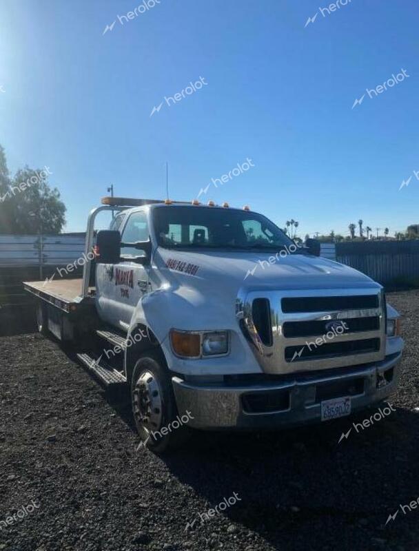 FORD F650 SUPER 2011 white conventi diesel 3FRWX6FC3BV453956 photo #1