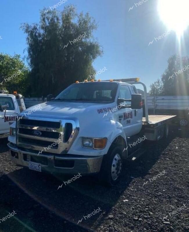 FORD F650 SUPER 2011 white conventi diesel 3FRWX6FC3BV453956 photo #3