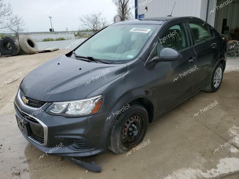 CHEVROLET SONIC LS 2017 charcoal  gas 1G1JB5SH8H4137909 photo #1