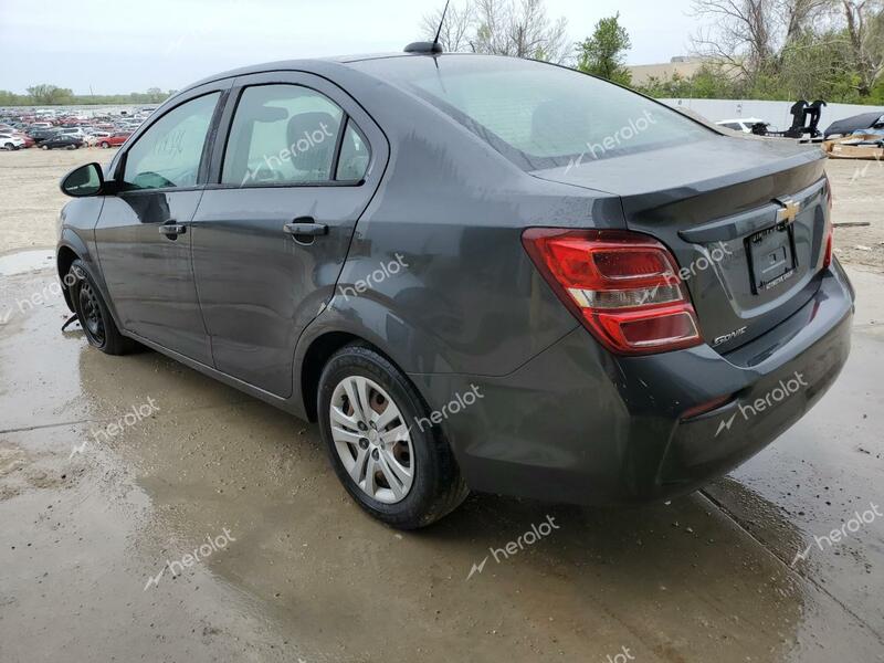 CHEVROLET SONIC LS 2017 charcoal  gas 1G1JB5SH8H4137909 photo #3