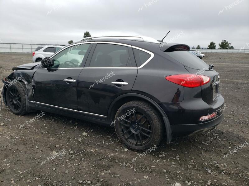 INFINITI EX37 BASE 2013 black  gas JN1BJ0HR8DM481433 photo #3