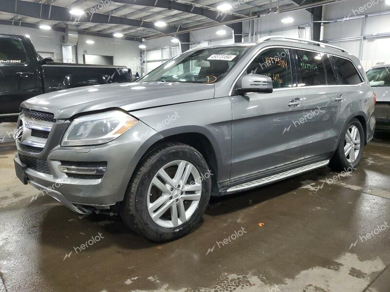 MERCEDES-BENZ GL 450 4MA 2014 gray  gas 4JGDF7CE8EA280702 photo #1