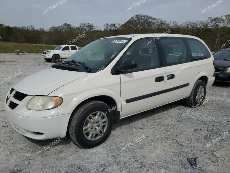 DODGE GRAND CARA 2005 white  gas 1D4GP24R85B173844 photo #1